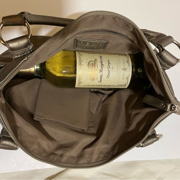 Relic Satchel bag in silvery gold gunmetal color size M/L with handles and strap - Picture 11 of 11